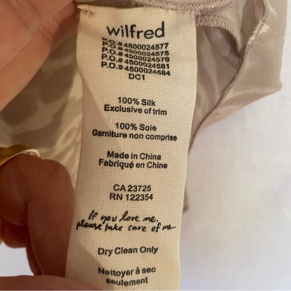 Wilfred Arizia S silk abstract print camisole - Picture 4 of 4